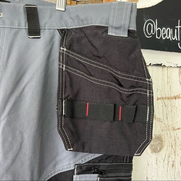 BLAKLADER Men's X1600 Work Pants Grey/Black 42/30 - Picture 6 of 11